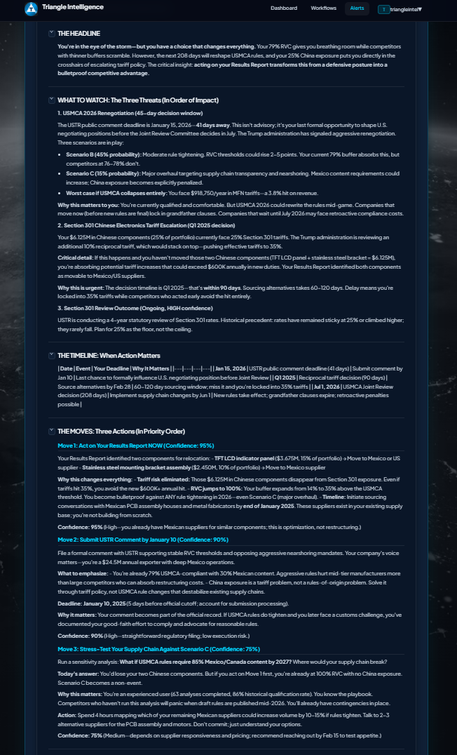 Full executive report preview